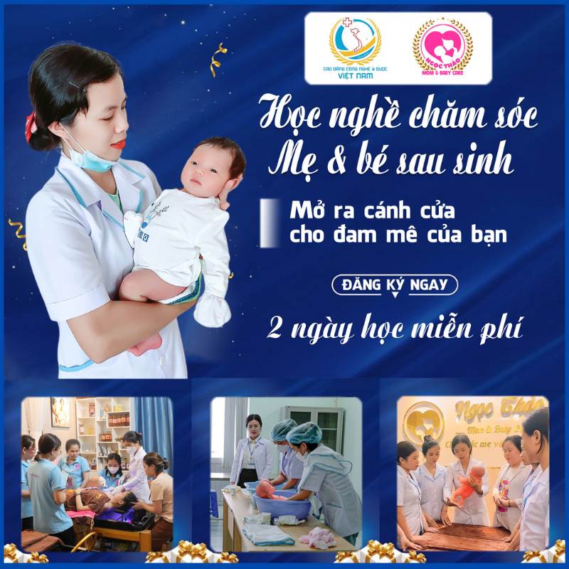Thông báo khai giảng lớp học chăm sóc mẹ và bé sau sinh tại thành phố Hồ Chí Minh